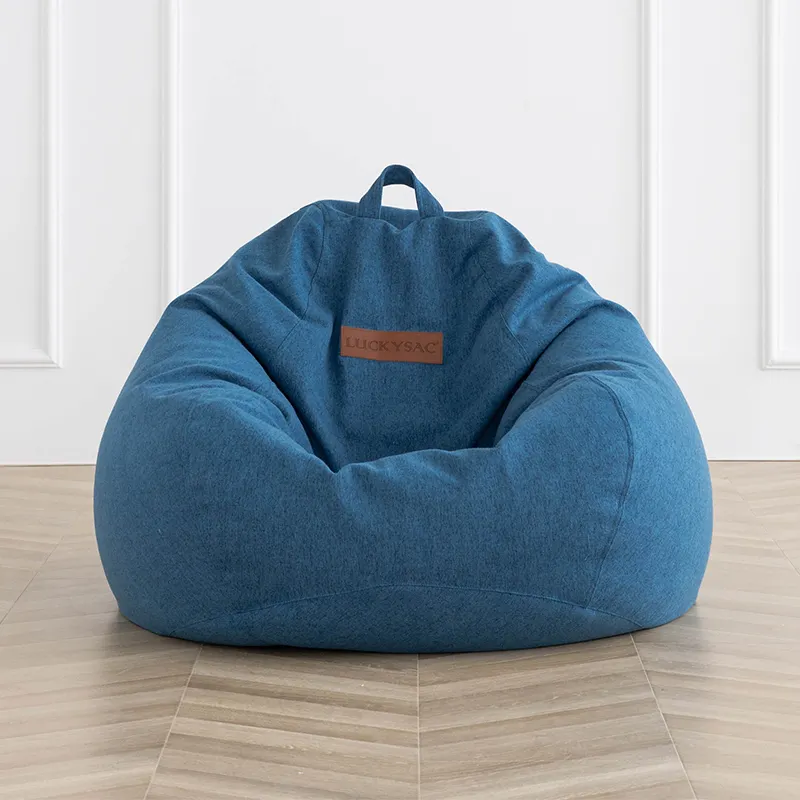 Sample Beschikbare Zitzak Sofa Easy Carry Bean Bag Cover Duurzame Zitzakken Voor Volwassenen