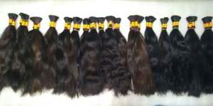 Extensions de cheveux humains indiens Remy en vrac couleur de cheveux naturels add-ons de haute qualité pour des tenues élégantes - Product Image 3