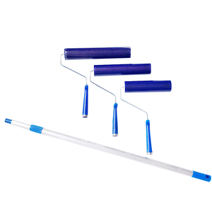 Giấy Vệ Sinh Loại Bỏ Bụi Công Nghiệp 6 Inch Con Lăn Dính Trong Phòng Sạch Chất Liệu PE Con Lăn Xơ Vải PE Dùng Một Lần 16 M Màu Xanh Trắng - Product Image 6