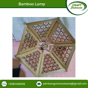 Lámpara de pie de mimbre de bambú de calidad al por mayor de larga duración con instalación colgante de diseño moderno de reputado proveedor - Product Image 3