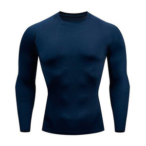 Rash Guard personalizado con logotipo impreso personalizado hecho en fábrica al por mayor mejor diseño de manga larga para hombres Rash Guard - Product Image 6