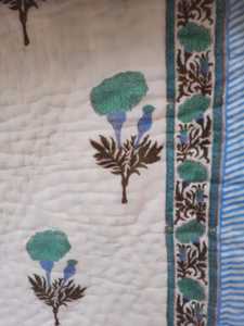 Mantas de tela estampadas a mano de alta calidad, edredones reversibles acolchados de algodón, edredón para ropa de cama de invierno para el hogar - Product Image 4