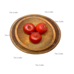Bol à fruits en bois de la plus haute qualité pour la vaisselle de salle à manger bol de service de fruits de légumes à un prix abordable - Product Image 5