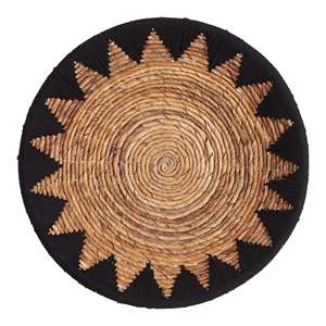 Plaque de panier murale ronde en jonc de mer naturel de qualité supérieure faite à la main Accessoires de décoration pour la maison du Vietnam - Product Image 3