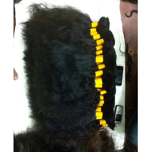 วิกผมชาวอินเดียไม่ผ่านกระบวนการผมมนุษย์สำหรับถักเปีย - Product Image 5