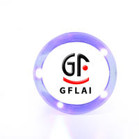 Sous-verre LED lumineux GFLAI avec minuteur, multicolore et clignotant, avec rappel intelligent de la boisson pour la décoration de bars, discothèques et fêtes