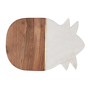 Planche à découper ronde en bois et marbre, livraison gratuite, Design personnalisé, fait à la main - Product Image 5