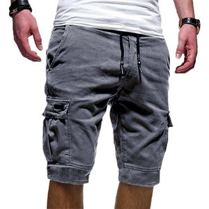 Short Cargo à cordon coulissant pour femmes, à poches multiples, pantalon de loisir, de travail, en coton, fabriqué au Pakistan, collection d'été - Product Image 2