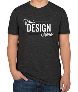 เสื้อยืดคอกลม CVC Crewneck สีดําสําหรับผู้ชายระดับต่อไป - Product Image 1