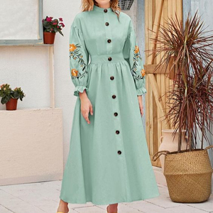 Vestido de ELEGANT--DESIGN--EVEINING, con STUNNING--BEAUTIFUL--EMBROIDERY de trabajo, para fiesta y boda, 2021 - Product Image 1