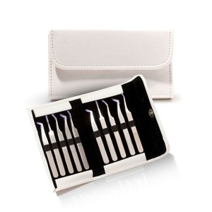 กล่องใส่แหนบติดขนตาปลอม รุ่นใหม่ ปี 2024 ผลิตจากสแตนเลสคุณภาพสูง ปลายแหลม แม่เหล็กดูด สำหรับใส่ขนตาปลอม 10 ชิ้น - Product Image 1