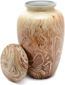 Urna crematoria de aluminio de tres bandas para cenizas - Product Image 5