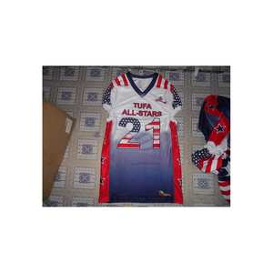 Ensemble de maillots de football américain personnalisés, style respirant, taille plus caractéristique - Product Image 1