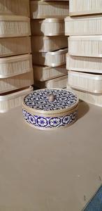 Plateau à bonbons/plateau de service en rotin pour les vacances, pour les fruits secs, livraison gratuite, (Ms. Ponçage 0084587176063) - Product Image 3