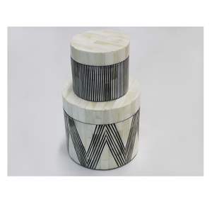 Incrustaciones de hueso Dericotta caja de madera - Product Image 1