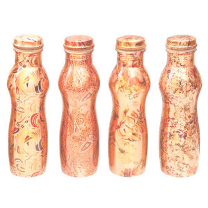 Botella de cobre de calidad superior de alta calidad con logotipo personalizado elegante 99% botella de agua de cobre puro en Fabricante Mayorista - Product Image 6