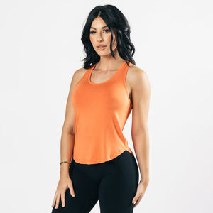 2024 nuevo chaleco con tirantes personalizado camiseta gimnasio entrenamiento Fitness camiseta sin mangas señoras XS Yoga Active camisa de punto para mujer - Product Image 5