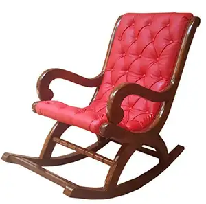 最新设计2021户外室内仿古舒适实心木制躺椅供应商在新德里