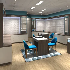 Commerciale Negozio di Idee Creative di Esposizione Eyewear Mobili Negozio di Ottica Interior Design per Ottica - Product Image 1