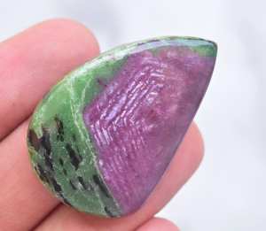 Piedra Preciosa de Zoisita Rosa Natural en Forma de Cabujón, 20-55mm, Precio al por Mayor para Decoración de Uñas - Product Image 4