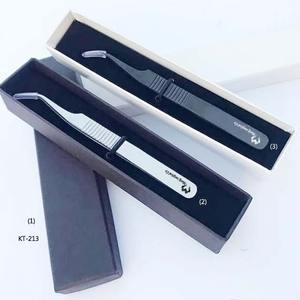 Caja de embalaje de pinzas para extensión de pestañas, juego de pinzas para pestañas con etiqueta privada, 1 unidad - Product Image 1