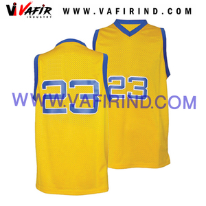 Ensemble de vêtements de basket-ball de qualité supérieure de style américain personnalisable Uniforme de maillot cousu réversible respirant par sublimation - Product Image 2