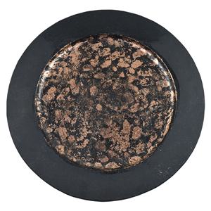 Plaque de chargement colorée en vrac avec finition peinte à la main plaque de chargement métallique en fer de forme ronde pour la décoration intérieure de la maison - Product Image 5