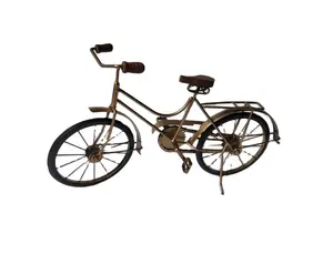 Vélo miniature décoratif en fer, bicyclette miniature - Product Image 1