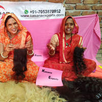 Cheveux humains vierges indiens non traités, avec closure en dentelle, ondulation naturelle, ondulation profonde lâche, double trame machine, couleur naturelle
