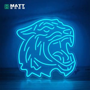 Mat özel kafa kaplan <span class=keywords><strong>Neon</strong></span> burcu kişiselleştirilmiş el yapımı astronot <span class=keywords><strong>Neon</strong></span> burcu Flex LED <span class=keywords><strong>Neon</strong></span> ışık tabelaları için ev duvar dekoru - Product Image 1