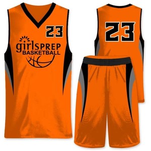 Ensembles d'uniformes de basketball Uniforam respirants 100% polyester antibactériens imprimés par sublimation unisexe adulte 240g Kaleemindustry - Product Image 5