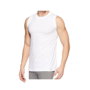 Camiseta sin mangas de punto informal sin mangas para hombre con encaje y botón Color sólido Transpirable Secado rápido Gimnasio Fitness Wear Precio barato para la venta - Product Image 3