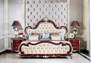 Usine Vente Directe Haute Qualité Commande personnalisée De Luxe En Bois De Style Sommier Ensemble De Meubles D'indonésie - Product Image 6