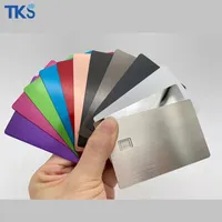 Metal Credit Debit Blank Card with Black Magnetic Stripe and Signature Panel