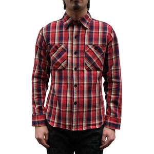 Camisa de franela teñida para hombre, camisa de manga larga de calidad prémium, dixxon - Product Image 1