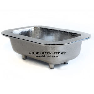 Vaisselle en aluminium écologique, design vintage, bol de service personnalisable pour les fêtes, décoration de table à la maison - Product Image 5