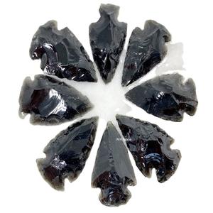 Obsidian Arrowhead แกะสลักคริสตัล,มีลูกศรหินสีดำแกะสลักคริสตัล - Product Image 6