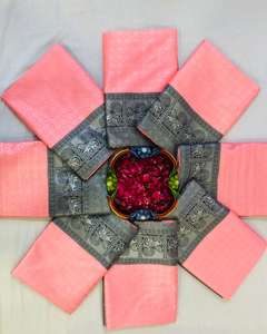 Blazer Jacquard rose pêche avec bordure noire, pour femmes, usagé par Royal, vêtement en argent, pêche - Product Image 6