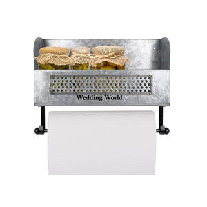 <b>Tissue</b> Holder Customized Finished Handmade Caddy Wall Mounted Designer Wholesale Galvanized <b>Tissue</b> Holder - Product Image 5