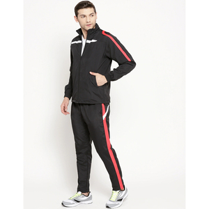 Survêtement de sport décontracté pour homme en Spandex/Polyester, séchage rapide, coupe-vent, écologique, avec logo personnalisable 2026 - Product Image 4