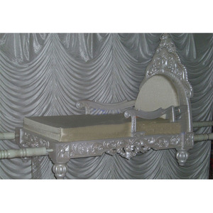Doli de Boda India Maharani, Palki Abierta Plateada para Boda, Doli para Boda Hindú, Precio de Fábrica, Decoración para Eventos en Australia - Product Image 1