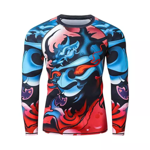 Rashguard — filtre uv imprimé, garde-robe par sublimation, mma, bjj - Product Image 1