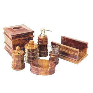 Ensembles d'accessoires de salle de bain design royal de luxe Collection de maison en métal de haute qualité pour hôtels Logo personnalisé pour Noël - Product Image 6