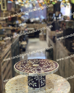 ขาตั้งเค้กกลมทำจากเรซินสำหรับโต๊ะและเค้กแต่งงานของตกแต่งขนมสไตล์อิตาเลียนและการออกแบบสไตล์อเมริกัน - Product Image 5