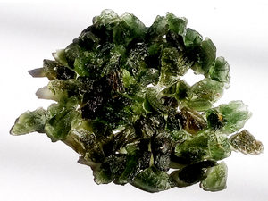 Piedra preciosa áspera de forma libre de moldavita de la mejor calidad para la fabricación de joyas de bisel Piedra preciosa natural para regalos del día de San Valentín - Product Image 2