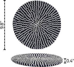 Bolso de mano de ratán de verano de estilo moderno, Mini Hobo con asa de anillo, bolso de paja de playa, espacioso, ecológico, de bambú orgánico - Product Image 4