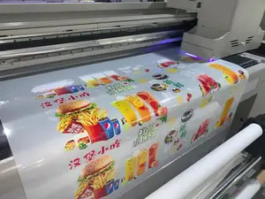 1.8m Printing Hybrid Uv Flatbed Printer Ricoh Gbh Uv Roll To Roll And Hybrid Printer For Carpet Printing