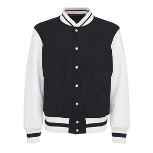 Veste en cuir universitaire en laine et qualité supérieure pour hommes et femmes Veste d'hiver de baseball Letterman Vente en gros OEM/ODM - Product Image 1