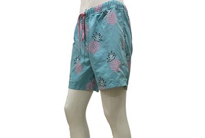 Short de bain solide pour hommes bleu séchage rapide écologique respirant cordon de serrage taille vêtements de plage d'été short décontracté drôle - Product Image 6