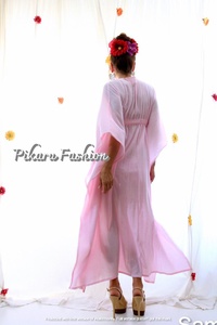 Nuevo Kaftán de Rayón 2026, Vestido Bohemio de Algodón para Mujer, a la Moda, para Fiesta, Playa o Noche, con Mangas Tejidas - Product Image 4